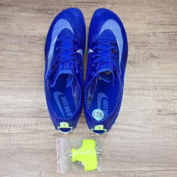 Nike Air Zoom Victory Racer Men's Sz 12.5 Blue Track & Field Shoes (CD4385-400) - Picture 5 of 9